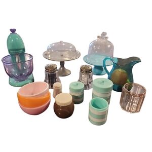 Colorful 18in doll Miniature Kitchen Set